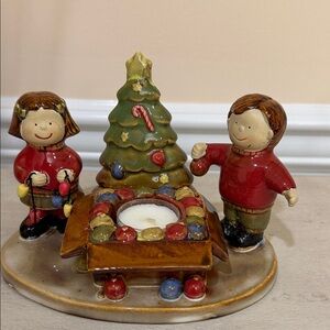 Festive Holiday Tea Candle Holder